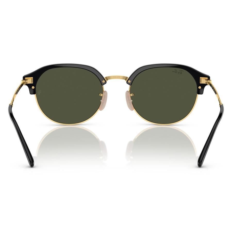 Ray Ban CLUBMASTER CLASSIC 正規品 Ray-Ban Clubmaster Classic M (49 - 21) with Green lenses and Black