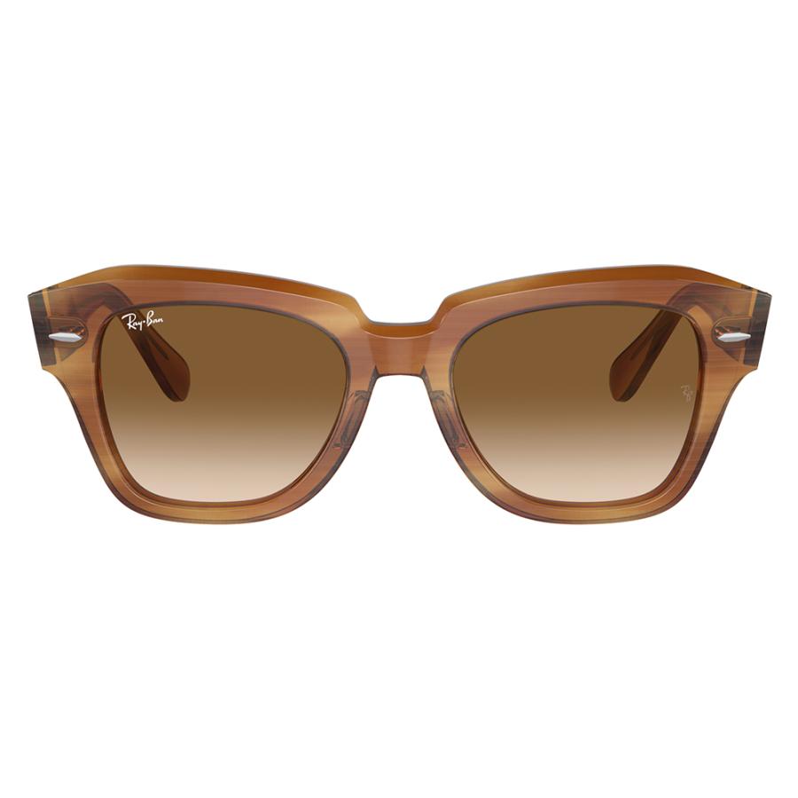 レイバン サングラス 純正レンズ対応 RB2186 140351 49 52 Ray-Ban スクエア STATE STREET セル  伊達メガネ 眼鏡 | Ray-Ban | 01