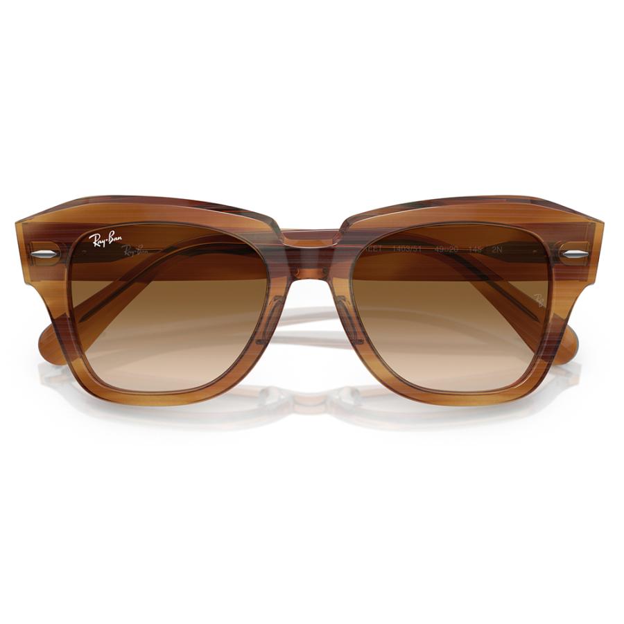 レイバン サングラス 純正レンズ対応 RB2186 140351 49 52 Ray-Ban スクエア STATE STREET セル  伊達メガネ 眼鏡 | Ray-Ban | 04