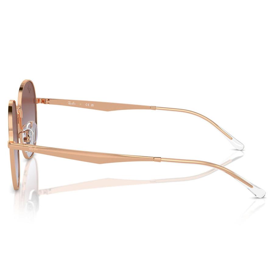 Ray Ban レイバン RB3727D ラウンドサングラス　ローズゴールド RB3727D Sunglasses in Rose Gold and Light Blue & Violet - RB3727D