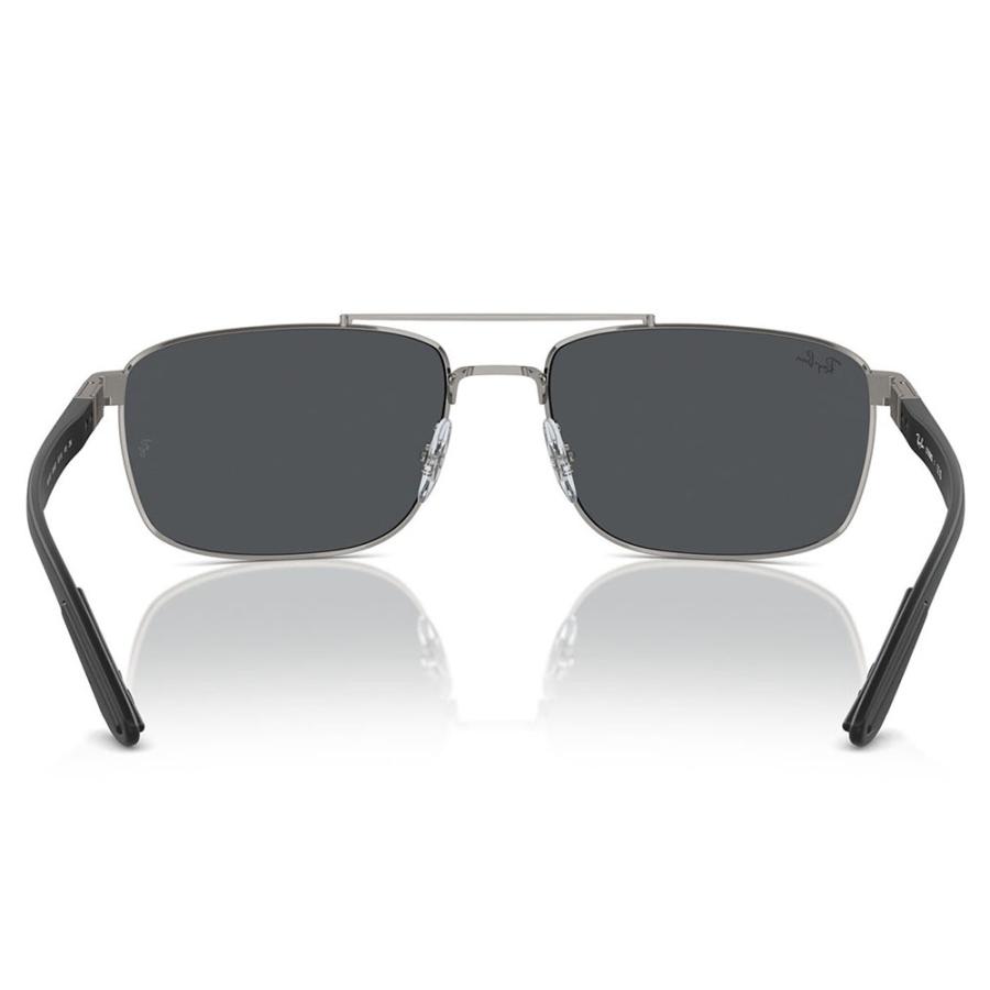 レイバン サングラス 純正レンズ対応 RB3737 004/87 60 Ray-Ban ダブルブリッジ スクエア ユニセックス メタル | Ray-Ban | 03