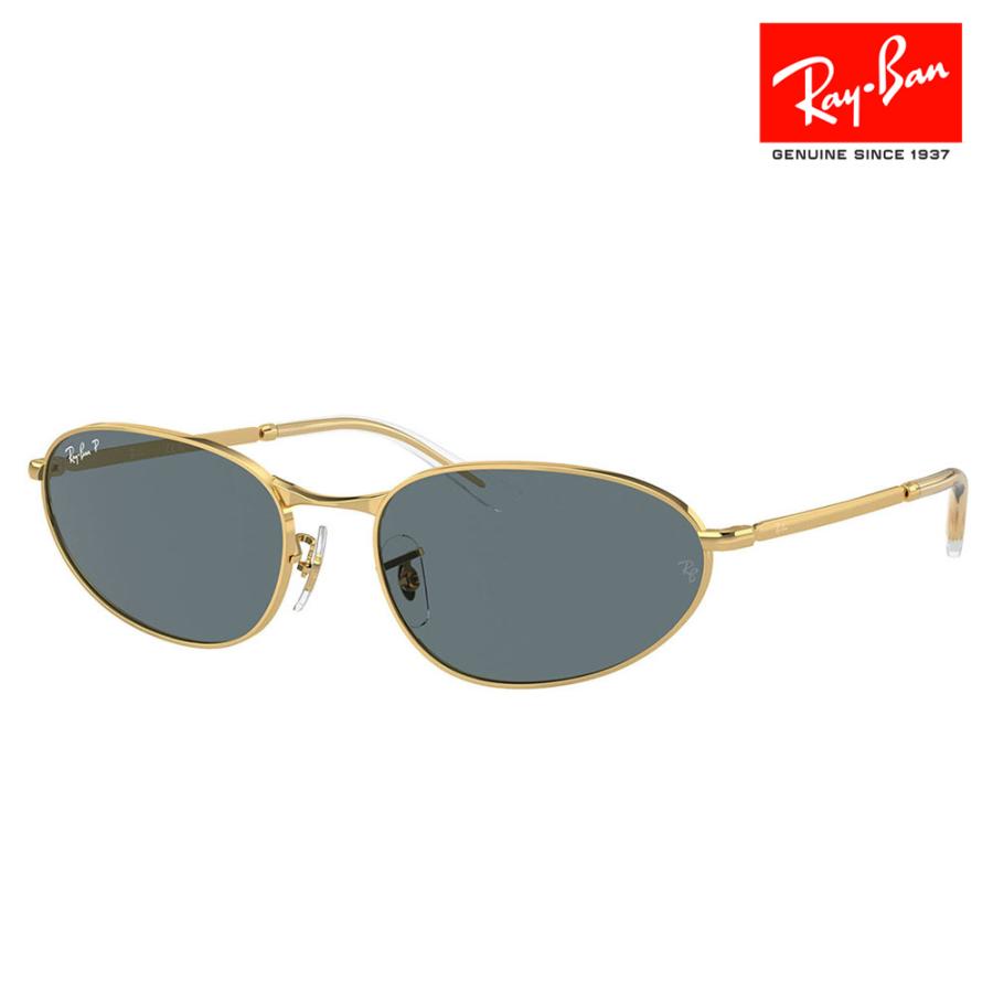 オススメ価格 レイバン サングラス RB3734 001/3R 56 59 Ray-Ban オーバル メタル ユニセックス 偏光 | Ray-Ban