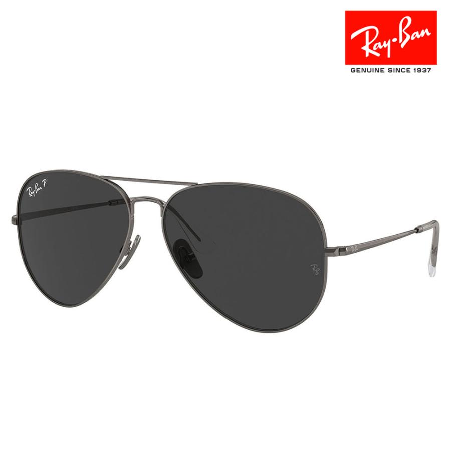 レイバン サングラス 純正レンズ対応 RB8089 165/48 58 62 Ray-Ban AVIATOR TITANIUM アビエーター チタン ティアドロップ 偏光 | Ray-Ban