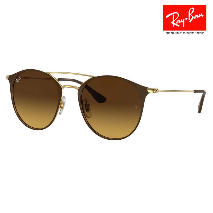 レイバン サングラス 純正レンズ対応 RB3546 900985 52 ラウンド ボストン ダブルブリッジ レディース メタル Ray-Ban | Ray-Ban