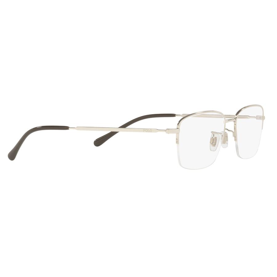 オススメ価格 POLO RALPH LAUREN ポロラルフローレン メガネ フレーム PH1213D 9116 54 スクエア メタル メンズ 伊達メガネ 眼鏡 ナイロール ハーフリム | POLO RALPH LAUREN | 04