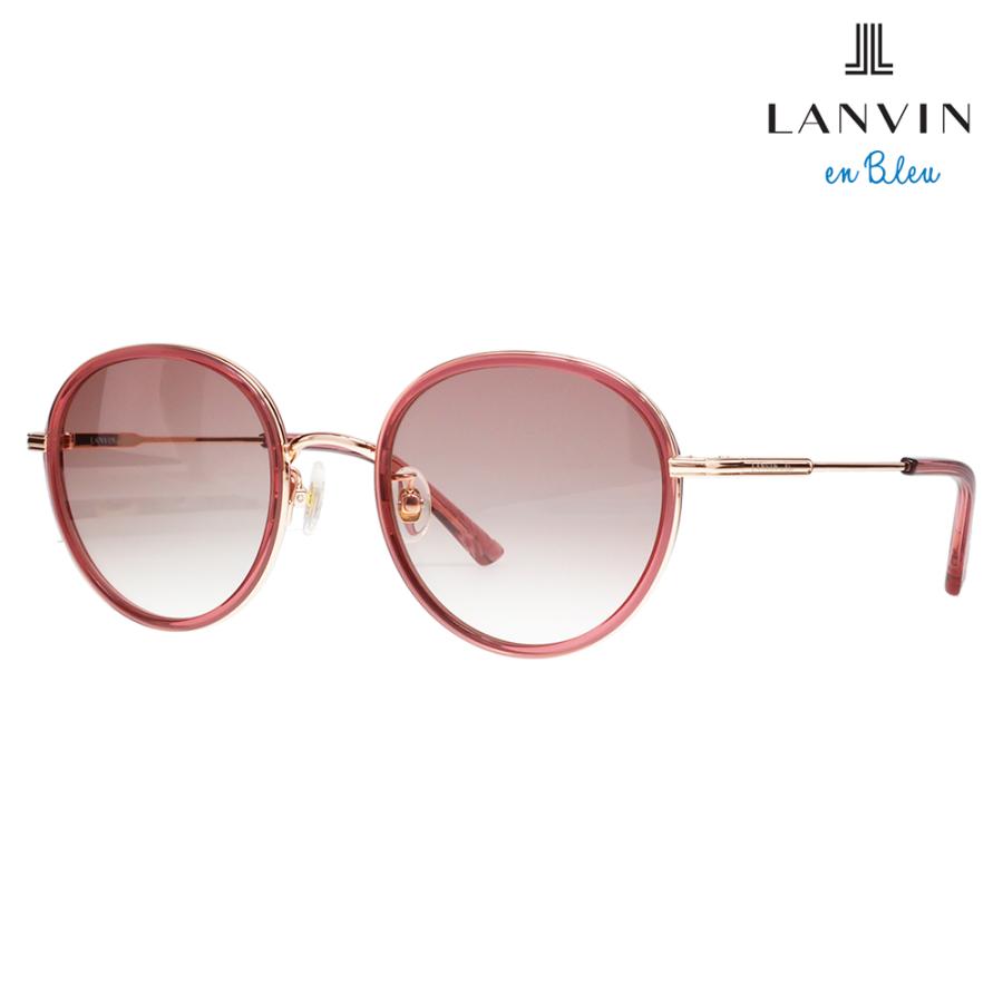 LANVIN en Bleu ランバンオンブルー サングラス SLB010J 02AM 51 フレンチビンテージ ボストン コンビネーション ジャパンモデル レディース UVカット | LANVIN en Bleu