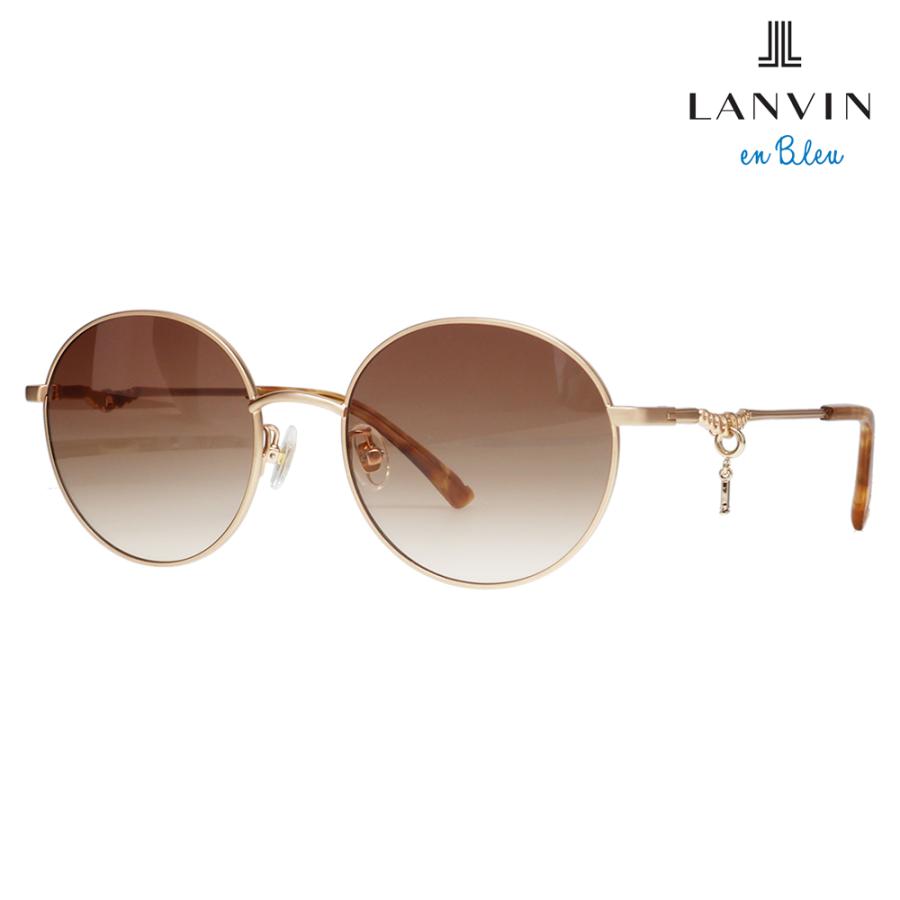 LANVIN en Bleu ランバンオンブルー サングラス SLB011J 0SM6 53 チャーム ラウンド メタル ジャパンモデル レディース UVカット | LANVIN en Bleu