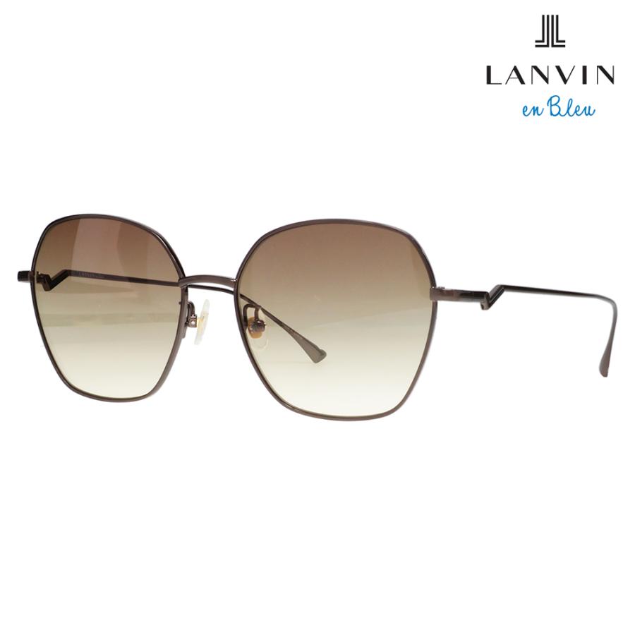 LANVIN en Bleu ランバンオンブルー サングラス SLB013J 0596 57 フレンチビンテージ スクエア メタル ジャパンモデル レディース UVカット | LANVIN en Bleu