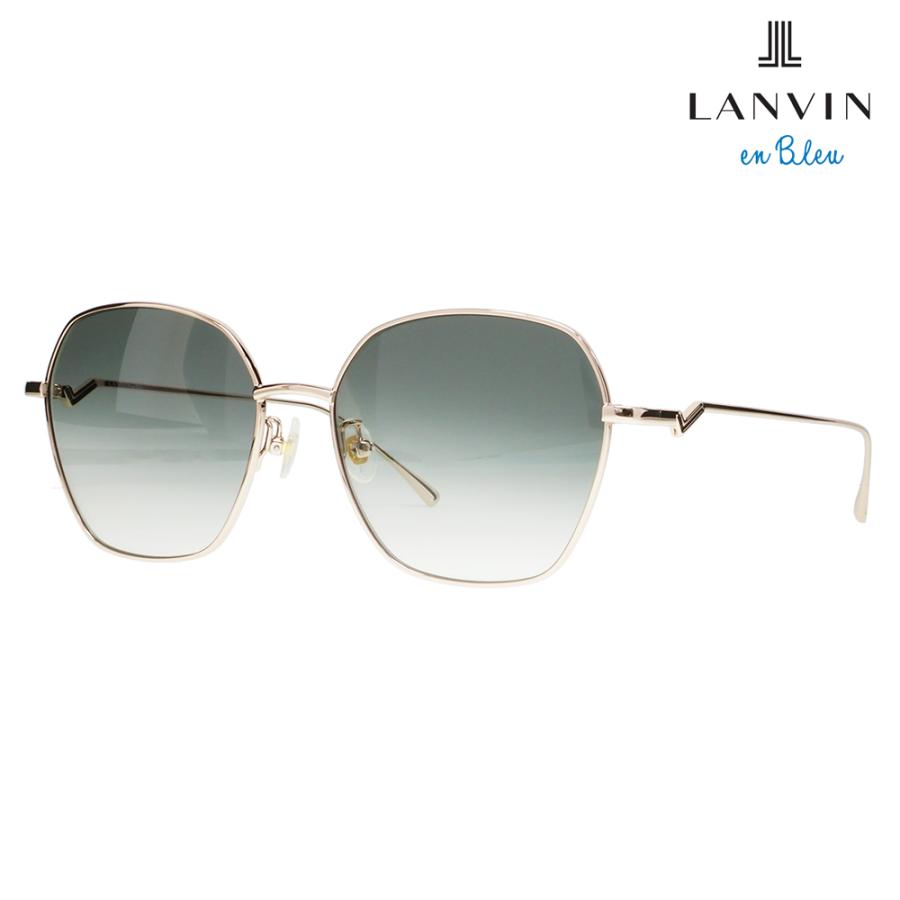 LANVIN en Bleu ランバンオンブルー サングラス SLB013J 0I88 57 フレンチビンテージ スクエア メタル ジャパンモデル レディース UVカット | LANVIN en Bleu