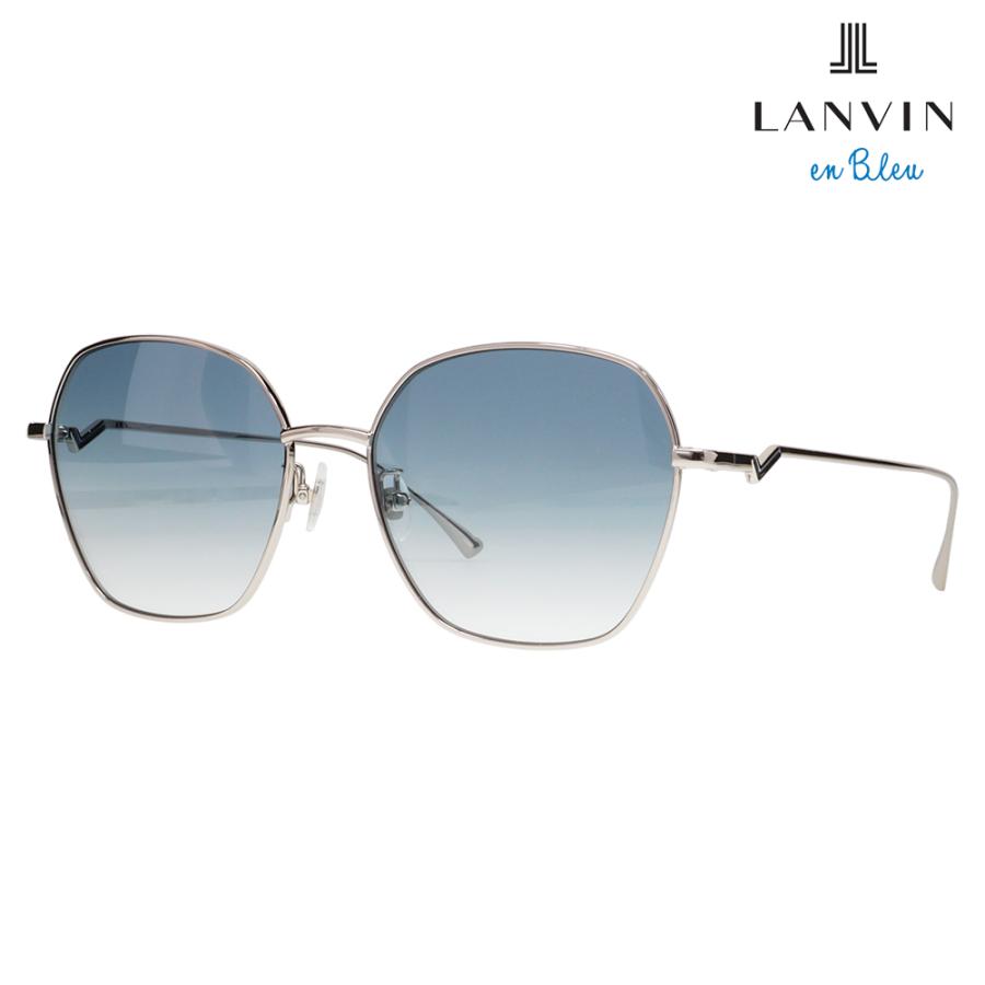 LANVIN en Bleu ランバンオンブルー サングラス SLB013J 0S11 57 フレンチビンテージ スクエア メタル ジャパンモデル レディース UVカット | LANVIN en Bleu