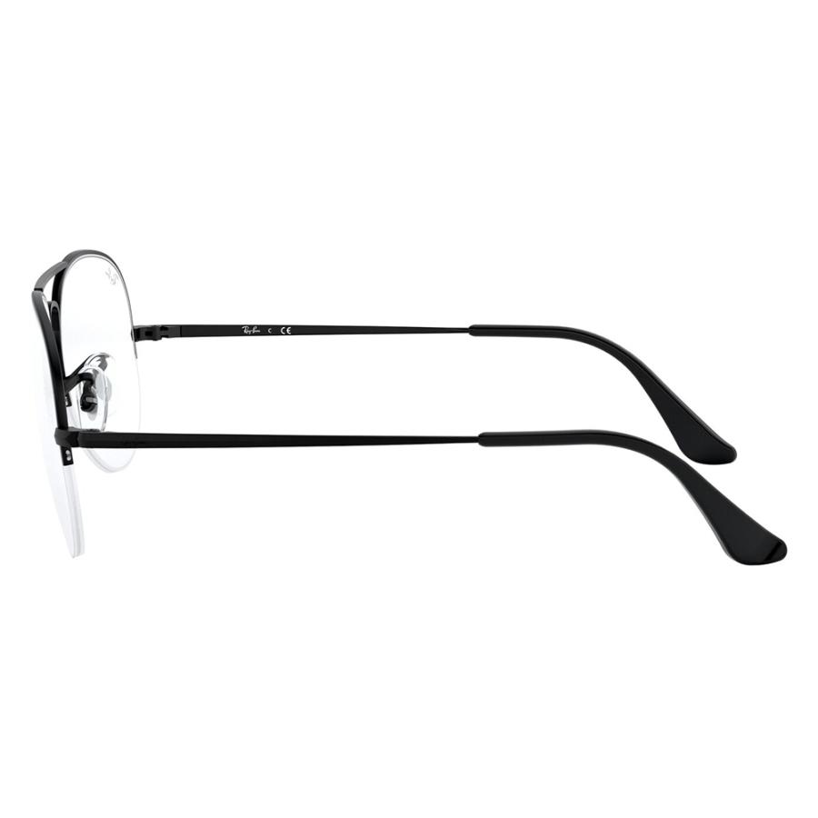 アウトレット レイバン メガネ フレーム RX6589 2503 59 Ray-Ban アビエーターゲーズ AVIATOR GAZE ティアドロップ ハーフリム | Ray-Ban | 02