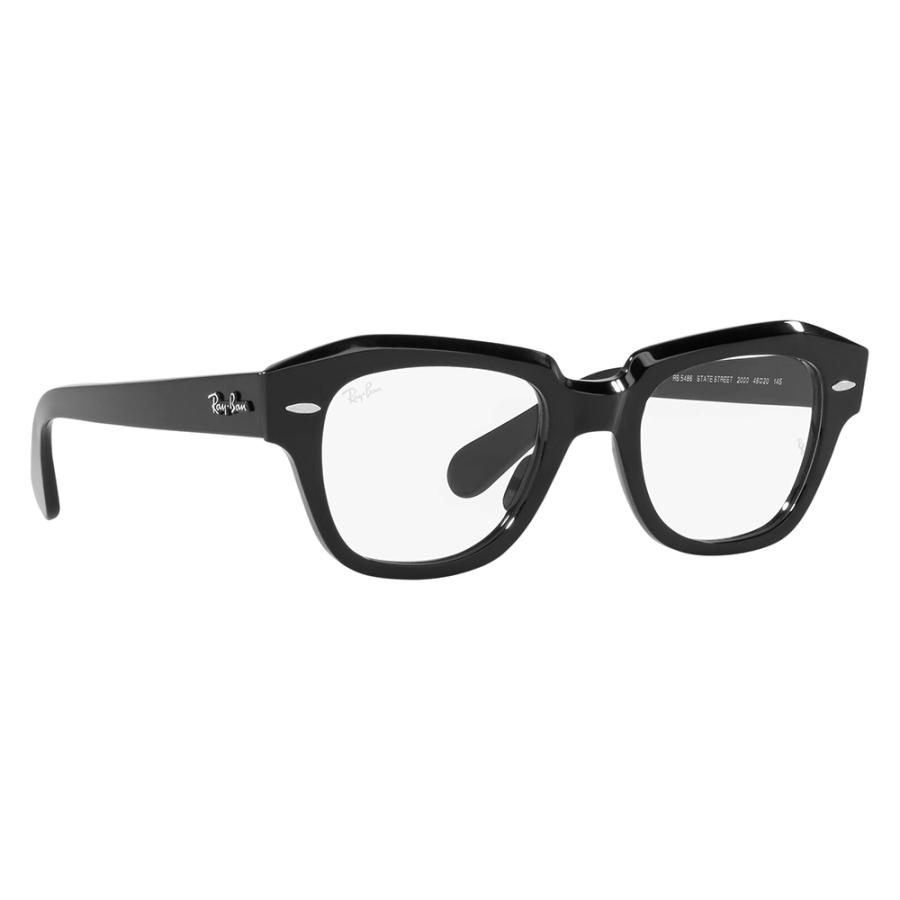 アウトレット レイバン Ray-Ban RayBan RX5486 2000 46 48 STATE STREET スクエア セル ユニセックス 伊達メガネ 眼鏡 | Ray-Ban | 04