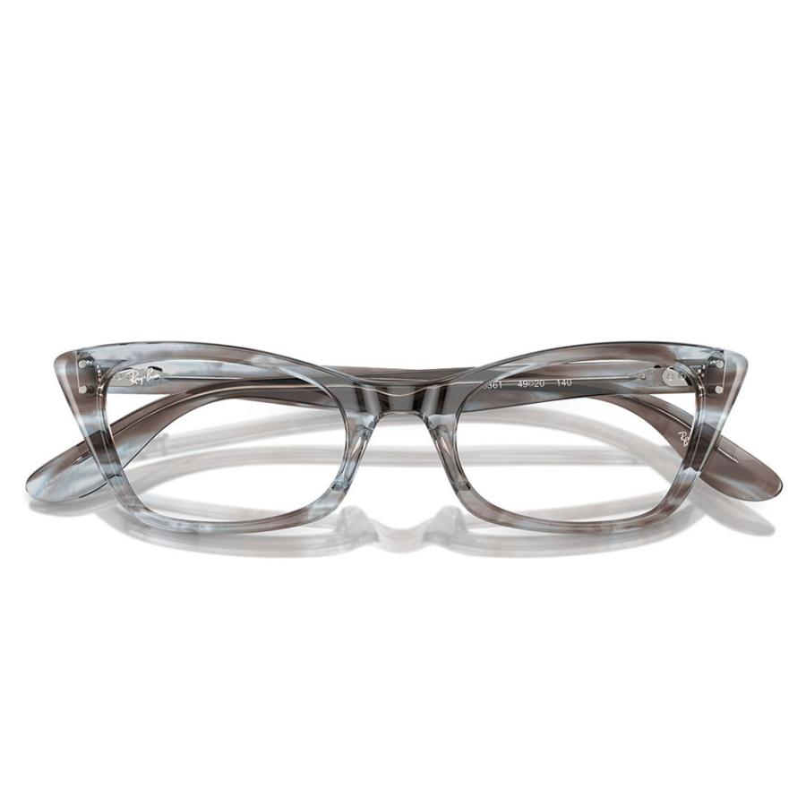 レイバン メガネ フレーム 純正レンズ対応  Ray-Ban RayBan RX5499 8361 49 51  バーバンクファミリー Lady burbank キャット フォックス レディース 伊達眼鏡 | Ray-Ban | 04