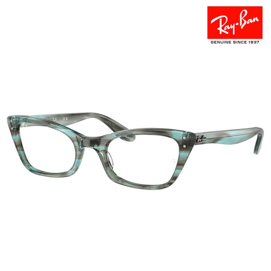 レイバン メガネ フレーム 純正レンズ対応  Ray-Ban RayBan RX5499 8362 49 51  バーバンクファミリー Lady burbank キャット フォックス レディース 伊達眼鏡 | Ray-Ban