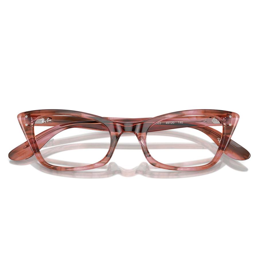 レイバン メガネ フレーム 純正レンズ対応  Ray-Ban RayBan RX5499 8363 49 51  バーバンクファミリー Lady burbank キャット フォックス レディース 伊達眼鏡 | Ray-Ban | 04