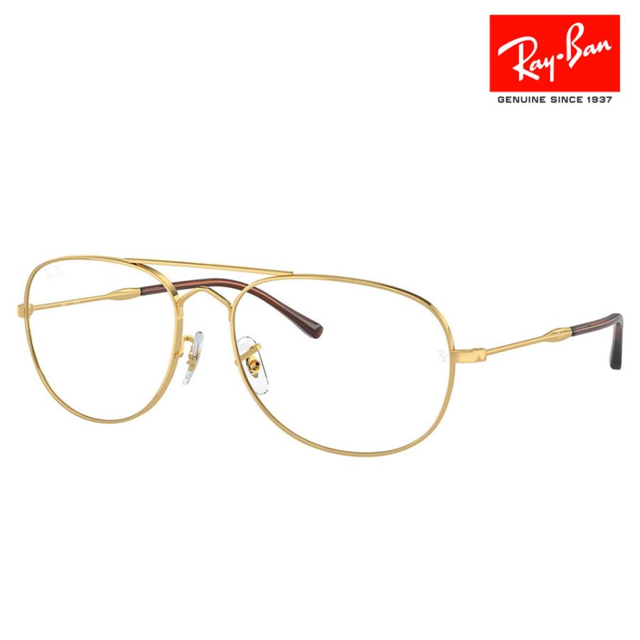 レイバン メガネ フレーム 純正レンズ対応 Ray-Ban RayBan RX3735V 2500 55 57 BAIN BRIDGE ティアドロップ ダブルブリッジ メタル 伊達メガネ 眼鏡 | Ray-Ban