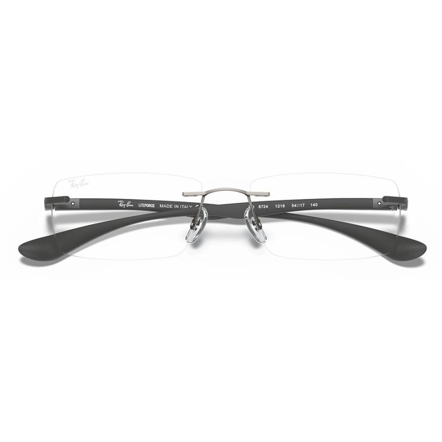 レイバン メガネ フレーム Ray-Ban RayBan RX8724 1218 54 伊達眼鏡 ツーポイント チタニウム スクエア | Ray-Ban | 04