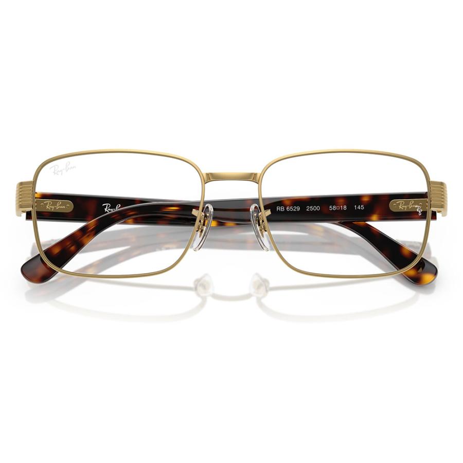 レイバン メガネ フレーム 純正レンズ対応 Ray-Ban RayBan RX6529 2500 54 56  スクエア メタル ユニセックス | Ray-Ban | 04