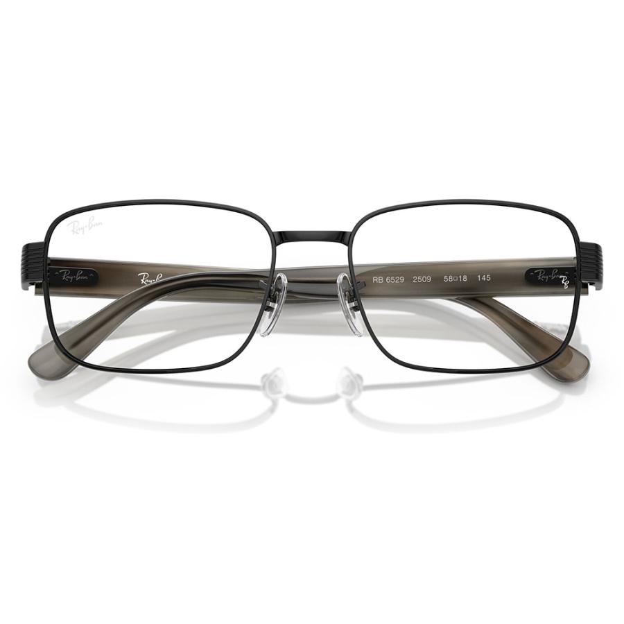 レイバン メガネ フレーム 純正レンズ対応 Ray-Ban RayBan RX6529 2509 54 56  スクエア メタル ユニセックス | Ray-Ban | 04