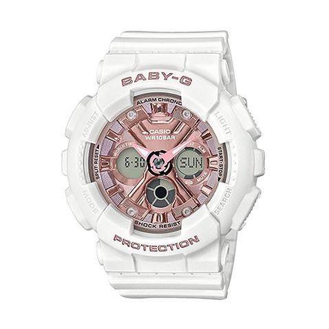 BG BA-130-7A1JF カシオ腕時計 BABY-G CASIO時計 CASIO 腕時計 ベイビーＧ レディース ホワイト アナデジ デジタル 防水 ベビーＧ メタリック | G-SHOCK