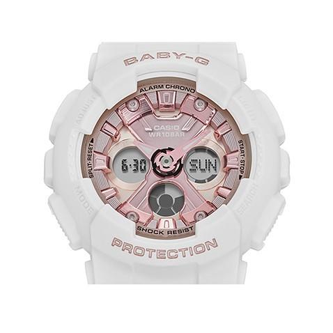 BG BA-130-7A1JF カシオ腕時計 BABY-G CASIO時計 CASIO 腕時計 ベイビーＧ レディース ホワイト アナデジ デジタル 防水 ベビーＧ メタリック | G-SHOCK | 01
