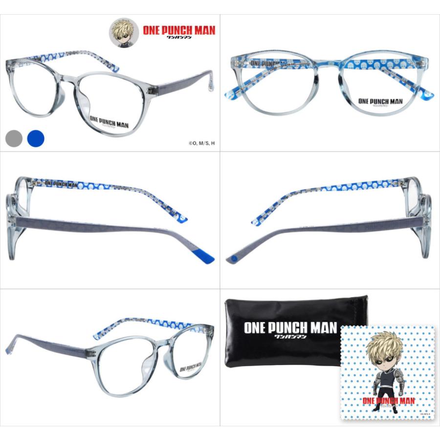 ワンパンマン コラボフレーム サイタマ ジェノス ONE PUNCH MAN SAITAMA GENOS ウェリントン ボストン 伊達メガネ 眼鏡 |  | 08