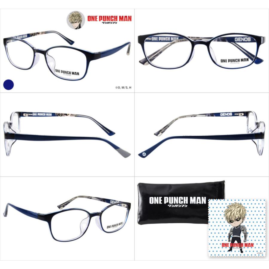 ワンパンマン コラボフレーム サイタマ ジェノス ONE PUNCH MAN SAITAMA GENOS ウェリントン ボストン 伊達メガネ 眼鏡 |  | 04