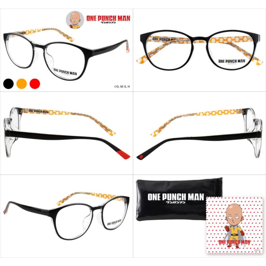 ワンパンマン コラボフレーム サイタマ ジェノス ONE PUNCH MAN SAITAMA GENOS ウェリントン ボストン 伊達メガネ 眼鏡 |  | 06