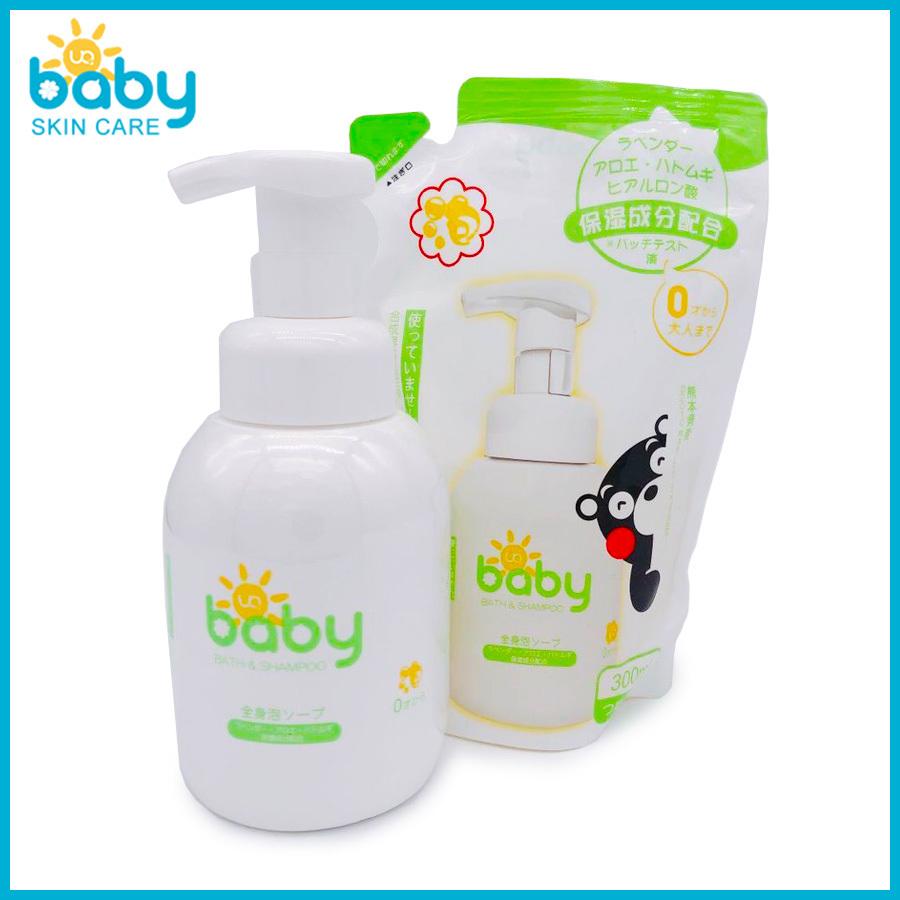 Uq ベビー 全身 泡 ソープ 本体 詰め替え ベビーソープ ボディーソープ ベビーシャンプー 天然由来 無添加 低刺激 ０歳 新生児 無料保険付き Uqcs011f Uq生活 通販 Yahoo ショッピング