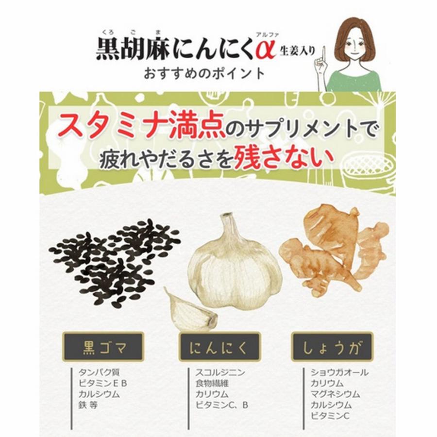 黒胡麻にんにく α 生姜入り　健康食品   老舗漢方屋 占部大観堂製薬（株）｜urabe-shop｜06