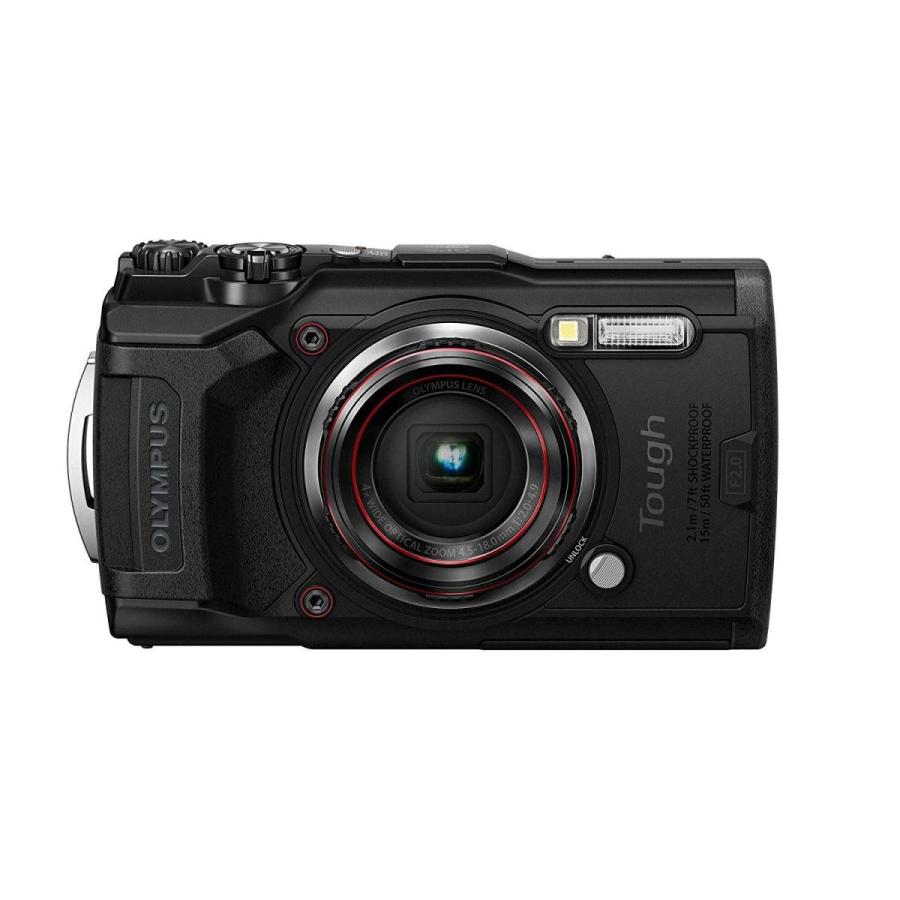 OLYMPUS デジタルカメラ Tough TG-6 ブラック 1200万画素CMOS F2.0 15m 防水 100k｜urarakastr｜02