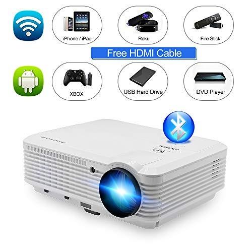 4600ルーメン Wifi Bluetooth プロジェクター プロジェクター 004 ウララカストア 4600ルーメン ホームシアタープロジェクター 無線 1080 6 0 Android Bluetooth Led ホームシアターアクセサリー