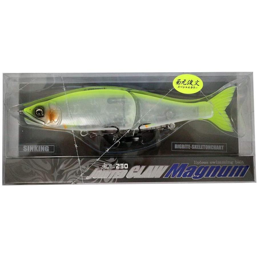 超美品 Gan Craft ガンクラフト ルアー 鮎邪 ジョインテッドクロー マグナム 230 S K 06 ビッグバイトスケルトンチャート 美しい Esiba Tg