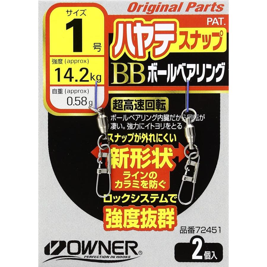 OWNER(オーナー) スイベル ハヤテスナップボールベアリング 1号 14.2kg 2個 72451 :20210104125630-00864:ウララカストア - 通販 - Yahoo!ショッピング OWNER(オーナー) スイベル ハヤテスナップボールベアリング 1号 14.2kg 2個 72451 :20210104125630-00864:ウララカストア - 通販 - Yahoo!ショッピング