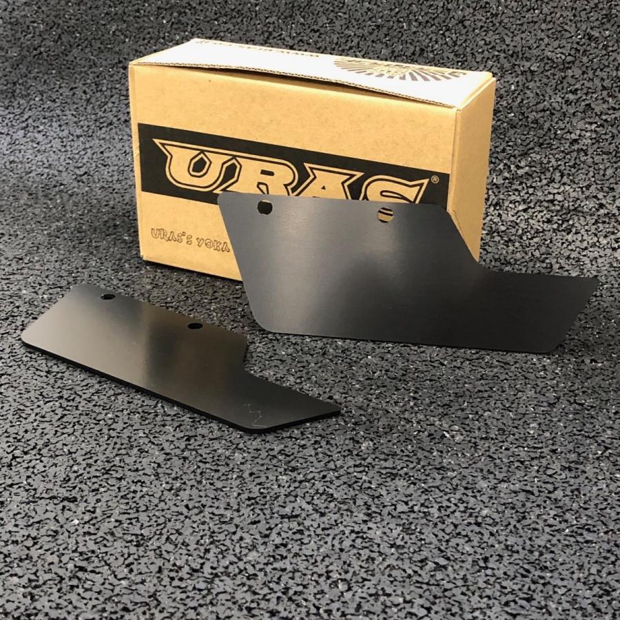 汎用　アンダーフィン　２枚　フィン　アンダーカナード　ディフューザー　整流板　アルミ製　ブラックアルマイト | 