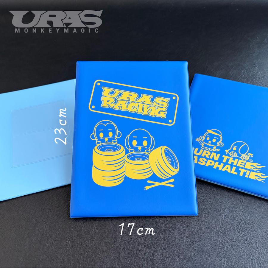 車検証入れ URASRACING コンパクト サイン可能 かわいい かっこいい
