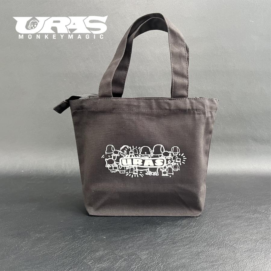 トートバッグ　ランチバッグ　小さいバッグ　URAS　アニマルアート　ジップミニトート |  | 02