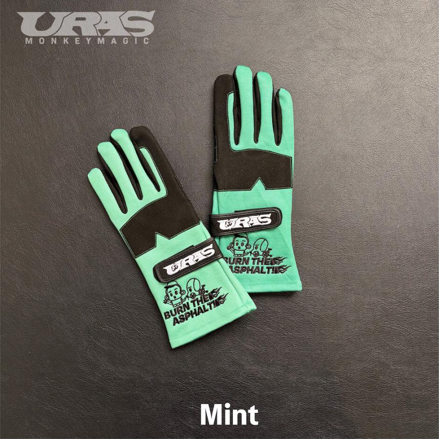 レーシンググローブ　４輪　公認 ドリフト　難燃　耐火　紫　水色　赤　黄色　黒　緑　SFI　SFI3.3/5 URAS |  | 03