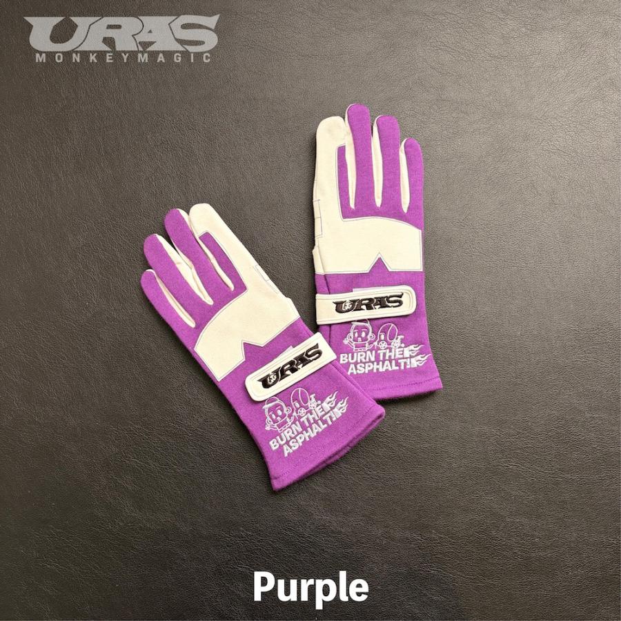 レーシンググローブ　４輪　公認 ドリフト　難燃　耐火　紫　水色　赤　黄色　黒　緑　SFI　SFI3.3/5 URAS |  | 06