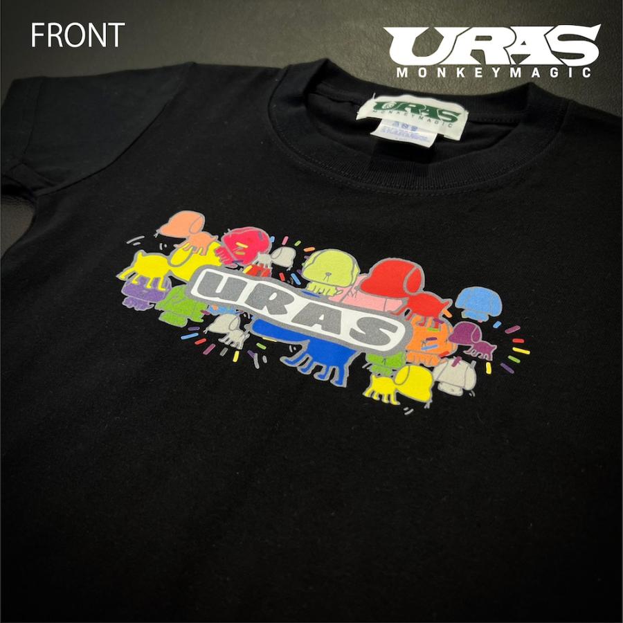 Tシャツ　アニマルアート　キッズ　子供　ベビー　黄色　かわいい　URAS　 |  | 01