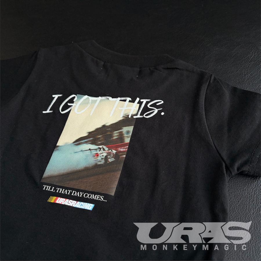 Tシャツ　キッズ　レースカー　写真　IGOTTHIS　かっこいい　車　R34　黒　URAS |  | 01