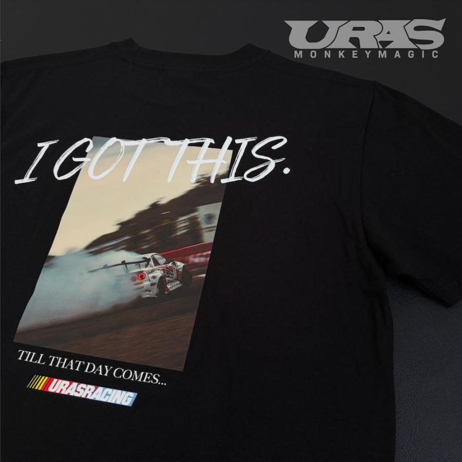 Tシャツ かっこいい R34　ドリフト　フォト 半袖　I GOT THIS　黒　URAS |  | 03