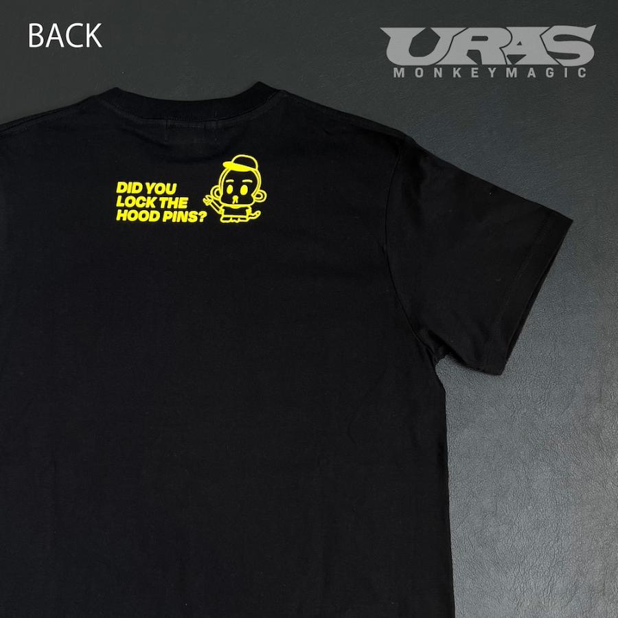 Tシャツ　ドリフト　かっこいい　車　レース　スカイライン　ミニカー　炎　黒　URAS R34イラスト |  | 03