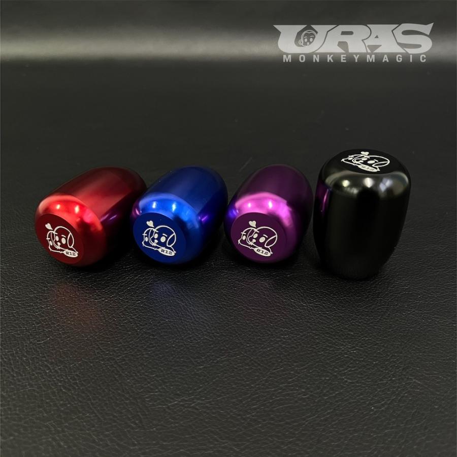 シフトノブ　URAS　アルミ　赤　青　紫　黒　汎用 |  | 02