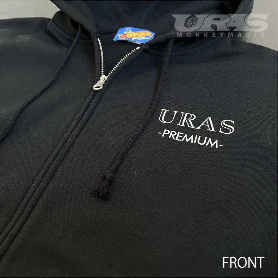 パーカー　ジップ　URAS　PREMIUM　BAKACHIN 裏起毛　URAS |  | 01
