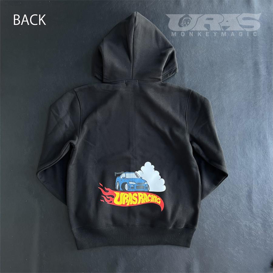 パーカー　かっこいい　R34　ドリフト　D1　レース　ジップ　R34イラスト　URAS |  | 01