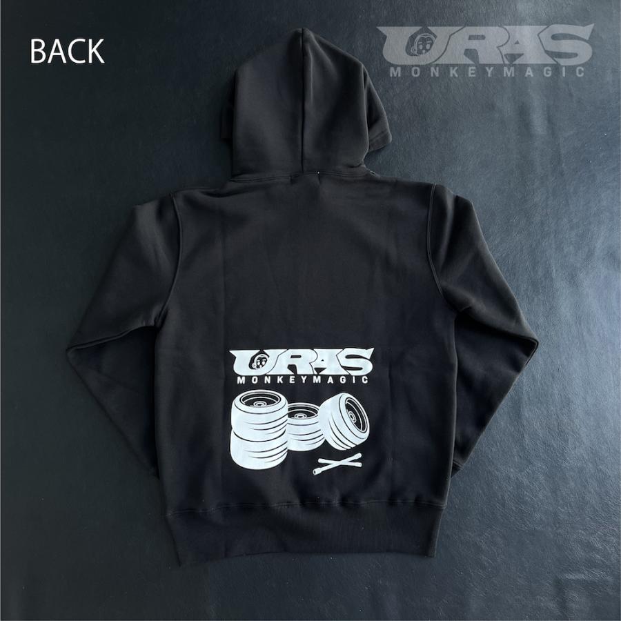 パーカー　ワッペン　いっぱい　かっこいい　ロゴ　ドリフト　車好き　タイヤ　URAS |  | 02