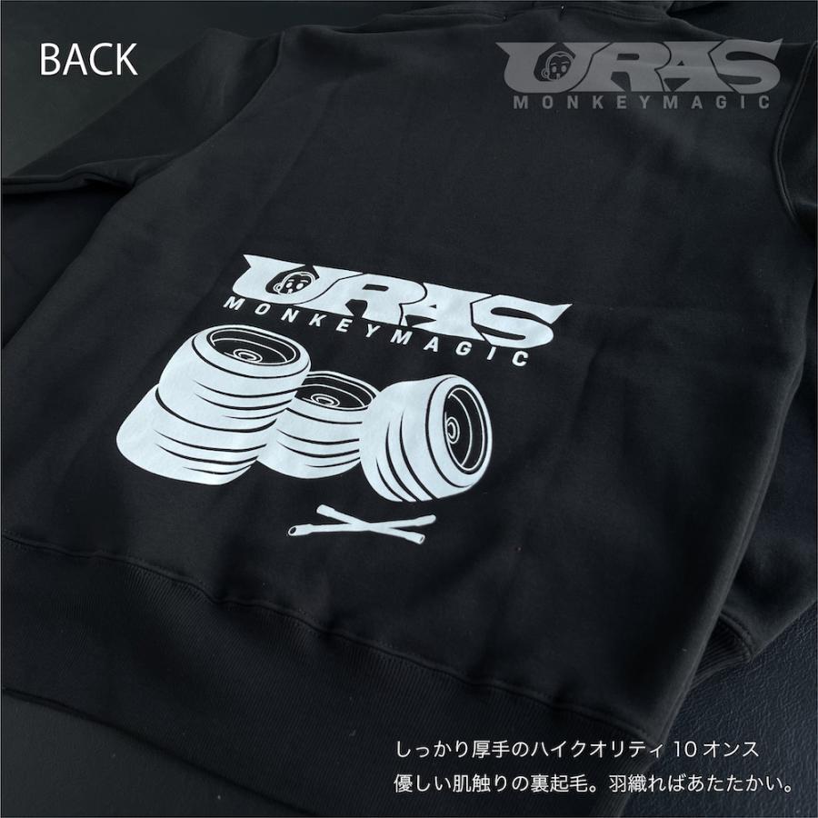 パーカー　ワッペン　いっぱい　かっこいい　ロゴ　ドリフト　車好き　タイヤ　URAS |  | 03