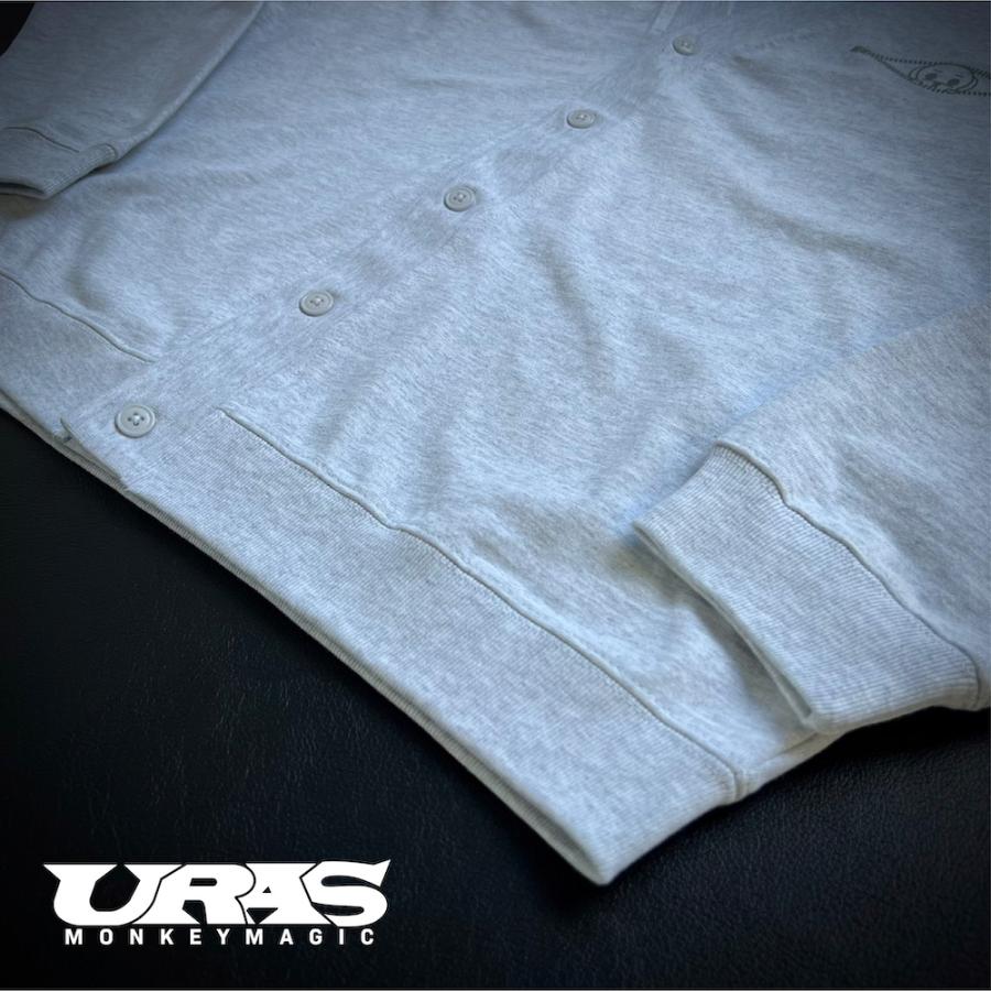 カーディガン　ヘヴィ　ビッグシルエット　厚手　URAS　かっこいい　タイヤ　 |  | 05