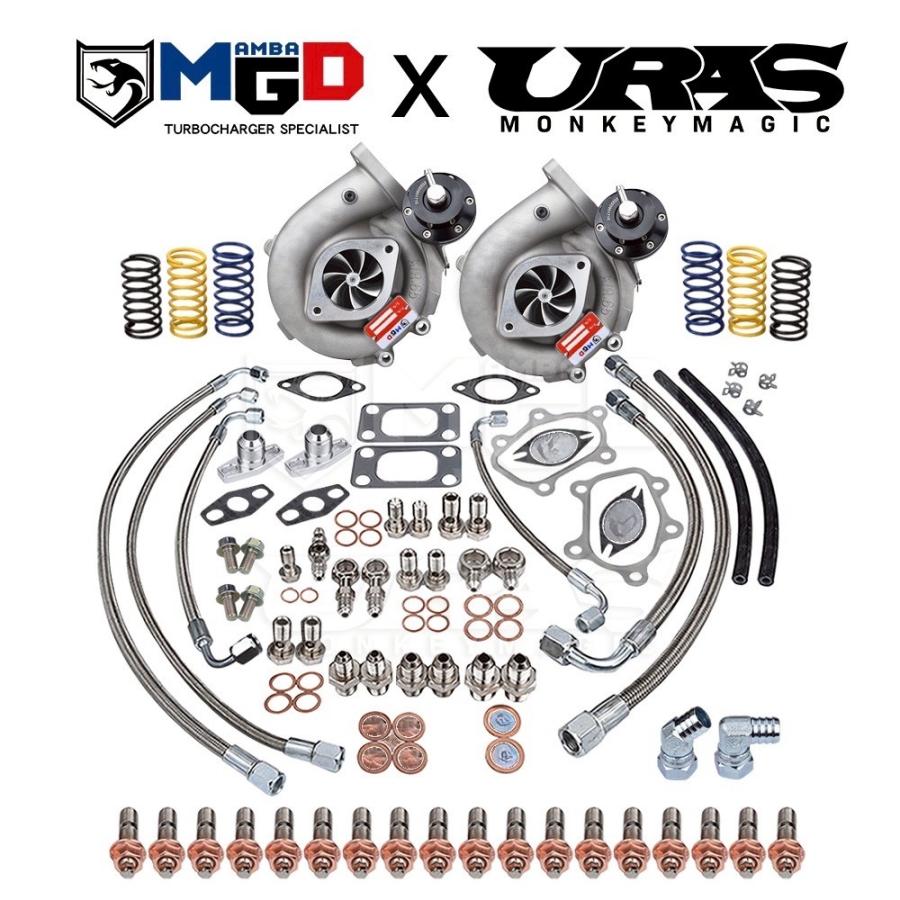 タービン　スカイライン D5-7 ボールベアリングターボチャージャー 日産 RB26DETT GT-R GEN III GTX2867R MGD | 